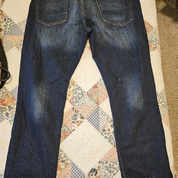 Men's Buffalo David Bitton Ash blue Denim Slim Jeans - Picture 5 of 9